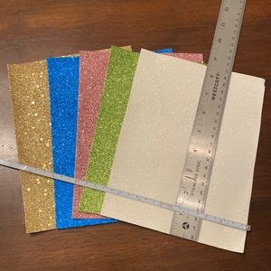 Glitter Faux Leather